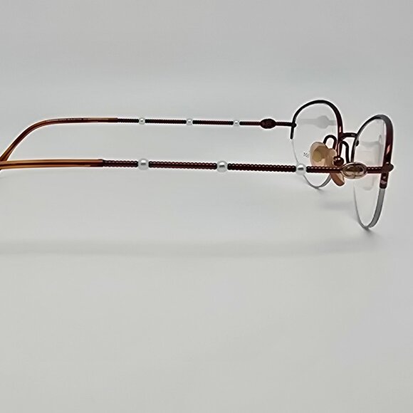 Christian Dior CD3527/J 15V Brown Pearl Semi-Rimless Eyeglasses Frame Austria - Picture 5 of 13